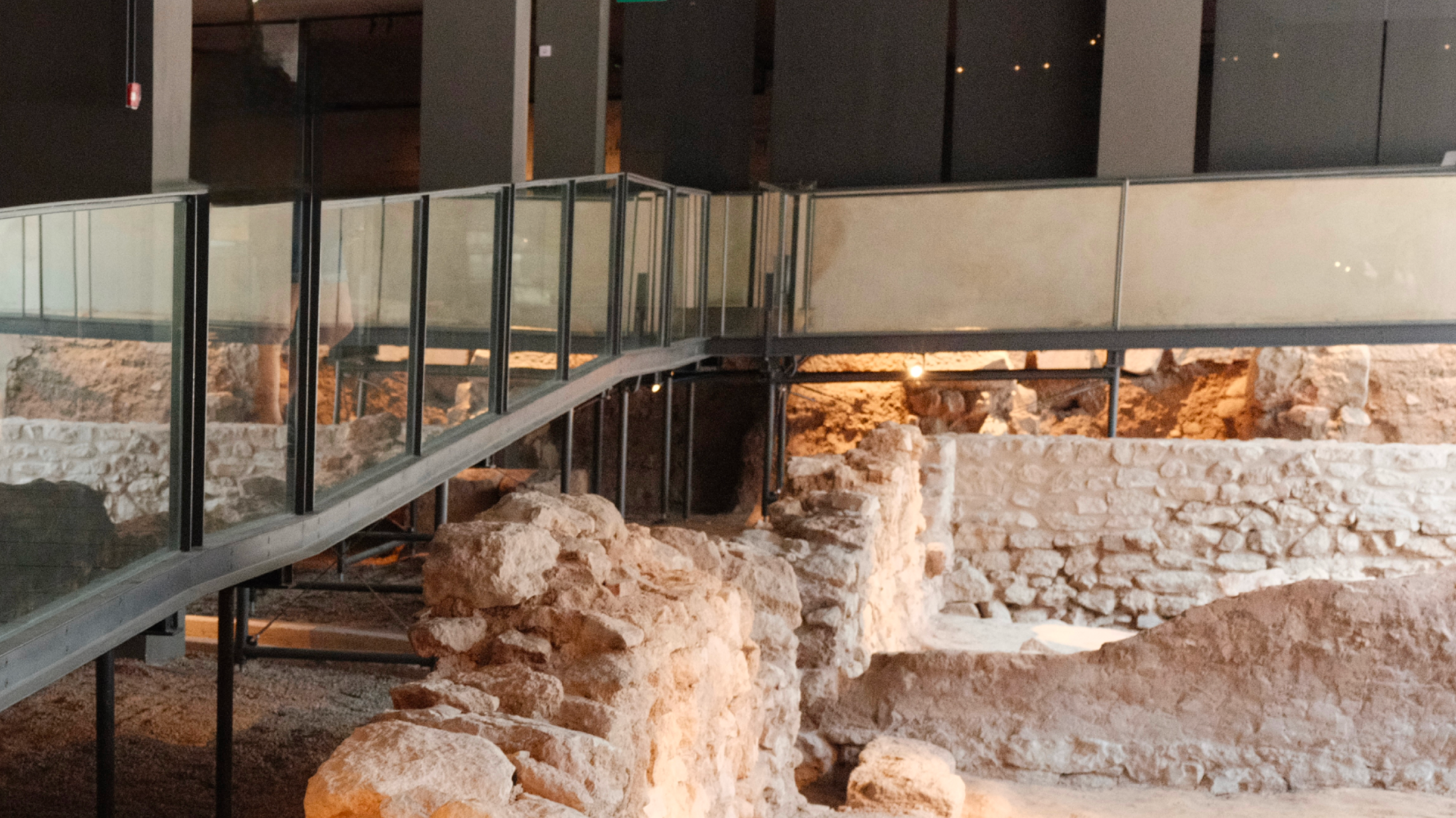 Picture 1. An underground museum in Valencia on the site of the old Roman Forum, with ramps that all visitors use, multimodal information, tactile models for everyone to explore, etcera.