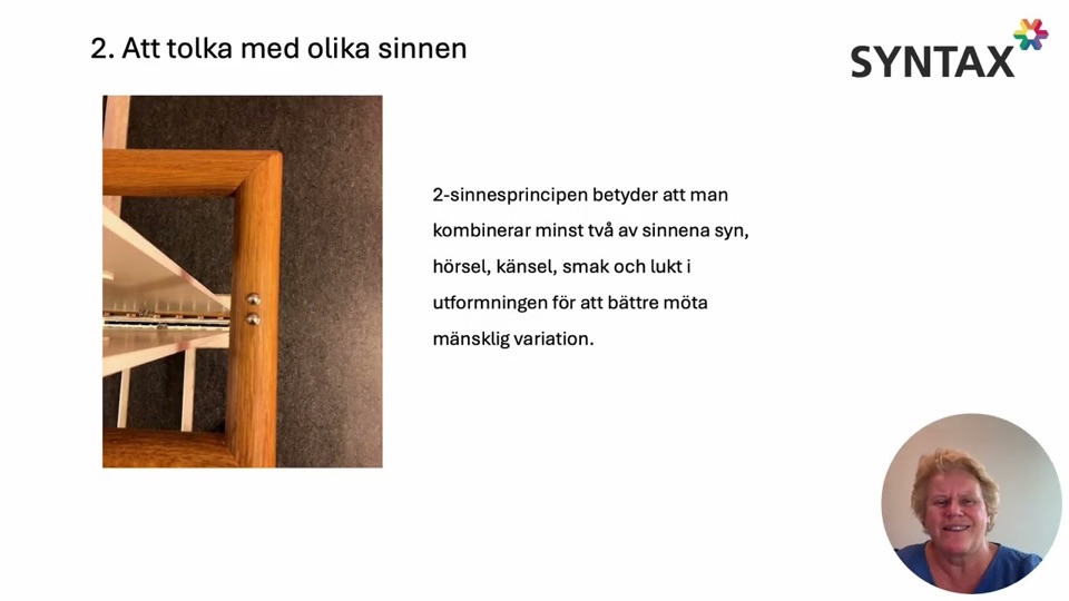 Stillbild ur avsnittet 5. Stödjande kvaliteter – Att arbeta med.